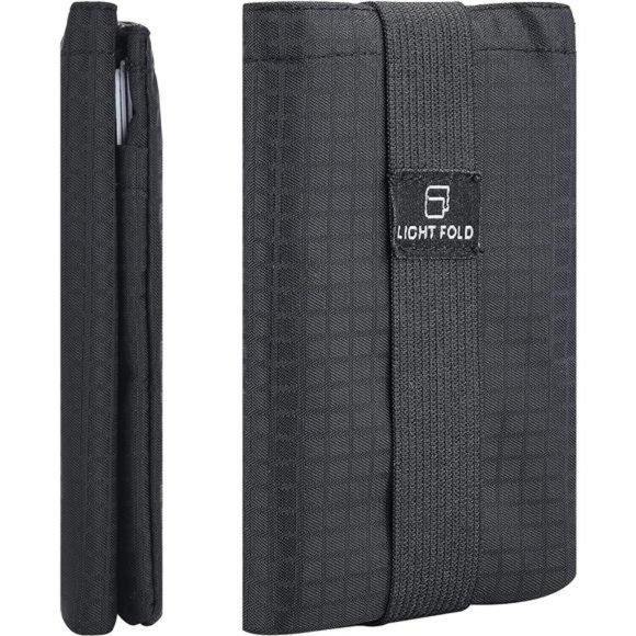 Slim Minimalist Wallet for Men Trifold Nylon Card Holder Men's Wallet Ultra Thin